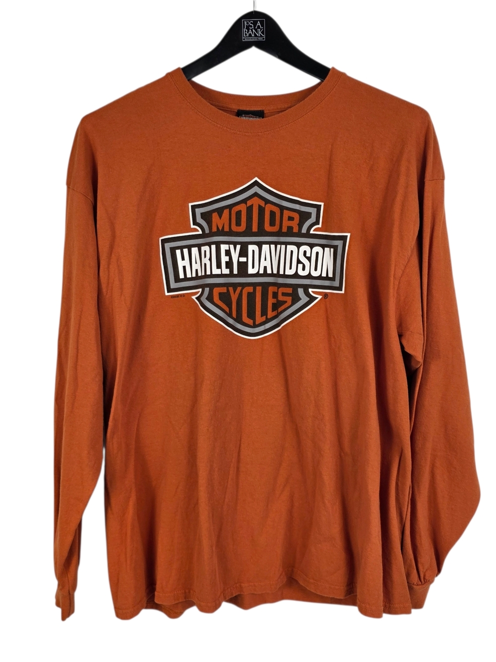 Harley-Davidson Long Sleeve T-Shirt Orange - Buffalo, NY Buffalo Graphic - Men’s